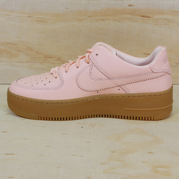 Nike Air Force 1 Sage Low LX Coral Pink Shoes NEW - Picture 3 of 7